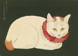 Chat avec queue coupée (Takahashi Hiroaki) - Muzeo.com
