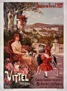 Chemins de Fer de L'Est. Vittel (Vosges). Casino, théatre, courses [...] (Hugo d'Alesi) - Muzeo.com