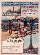 Chemins de fer du Nord français : Club train Paris-Londres et vice-versa (anonyme) - Muzeo.com