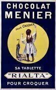 Chocolat Menier pour croquer. Sa tablette 