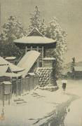 Clocher, Mont Koya, 1935 (Hasui Kawase) - Muzeo.com