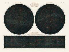 Constellations des deux hémisphères (Amédée Guillemin) - Muzeo.com