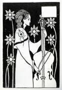 Dame au violoncelle (Aubrey Beardsley) - Muzeo.com