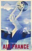 Dans tous les ciels, Air France (Roger de Valerio) - Muzeo.com