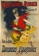 Danseuses Espagnoles au Boulevard des Capucines (Jules Chéret) - Muzeo.com