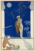 Egypte. Un personnage et musicien égyptien (George Barbier) - Muzeo.com