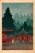Entrée Futatsudo au Tombeau de Nikko, Novembre 1929 (Hasui Kawase) - Muzeo.com