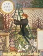 Février (Eugène Grasset) - Muzeo.com