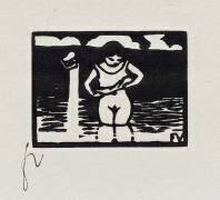 Fille retirant sa chemise (Félix Vallotton) - Muzeo.com