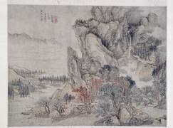Forêt sous le givre par un soir clair (Hui Wang) - Muzeo.com