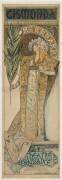 Gismonda. Sarah Bernhardt. Théatre de La Renaissance. (Alfons Mucha) - Muzeo.com