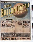Grand ballon captif de l'Exposition universelle Entrée 1F... 89 Avenue Kléber... (anonyme) - Muzeo.com