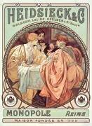 Heidsieck & Co, monopole Reims (Alfons Mucha) - Muzeo.com
