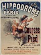 Hippodrome de Paris, courses à pied (Jules Chéret) - Muzeo.com