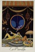 La Paresse, une fumeuse (George Barbier) - Muzeo.com