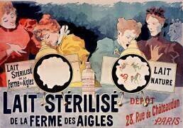Lait stérilisé de la Ferme des Aigles : lait nature. (anonyme) - Muzeo.com
