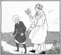 Le problème éternel de la jeunesse et du pédantisme (Aubrey Beardsley) - Muzeo.com