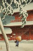Le Temple Zojoji à Shiba, 1925 (Hasui Kawase) - Muzeo.com