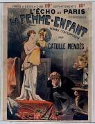 L'Echo de Paris commence La Femme-enfant roman contemporain par Catulle-Mendès (Lucien Métivet) - Muzeo.com