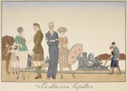Les alliés à Versailles (George Barbier) - Muzeo.com