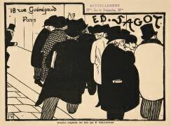 Les Amateurs d'Estampes (Félix Vallotton) - Muzeo.com