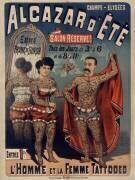 L'homme et la femme tattoed à l'Alcazar d'Eté (anonyme) - Muzeo.com