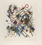Lithographie en jaune, rouge, bleu, noir (Wassily Kandinsky) - Muzeo.com