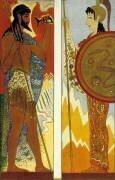 L'Odyssée d'Homère : les dieux Poséidon et Athéna (François-Louis Schmied) - Muzeo.com