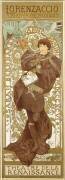 Lorenzaccio, représentant Sarah Bernhardt dans le rôle principal (Alfons Mucha) - Muzeo.com