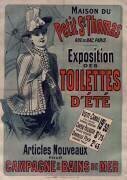 Maison du Petit Saint Thomas : exposition des toilettes d'été (Jules Chéret) - Muzeo.com