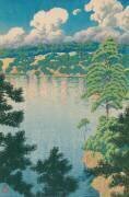 Marais de Karasu, Akita (Hasui Kawase) - Muzeo.com