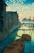 Matin sur le quai de Daikon (Hasui Kawase) - Muzeo.com