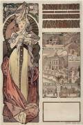 Oesterreich auf der Weltausstellung Paris 1900 (Alfons Mucha) - Muzeo.com