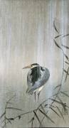 Oiseau sous la pluie (Ohara Koson) - Muzeo.com