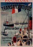 Panorama de la Compagnie générale transatlantique (Jules Chéret) - Muzeo.com