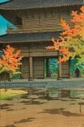 Pluie de fin d'automne, Temple Nanzen, Kyoto (Shigure no ato (Kyoto Nanzenji)) (Hasui Kawase) - Muzeo.com