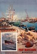 Port marchand. Marseille (Hugo d'Alesi) - Muzeo.com