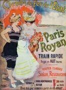 Publicité pour la ligne de chemin de fer Paris-Royan (Georges Meunier) - Muzeo.com