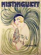 Representation de Mistinguett (Mistinguette) (1875-1956), chanteuse francaise. (Charles Gesmar) - Muzeo.com