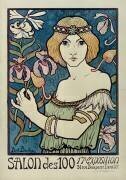Salon des Cent. 17e Exposition en 1895 (Paul Berthon) - Muzeo.com