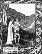 Sir Launcelot and the witch Hellawes (Aubrey Beardsley) - Muzeo.com