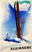 Ski, Les Joies de l'Hiver en Allemagne (Jupp Wiertz) - Muzeo.com