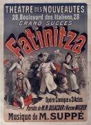 Théâtre des Nouveautés : Fatinitza (Jules Chéret) - Muzeo.com