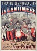 Théâtre des Nouveautés. La Cantinière, pièce en 3 actes de Paul Burani & Félix Ribeyre, Musique de Robert Planquette, L. Bathlot, édit. 39 rue de l'Echiquier, Paris (Charles Levy) - Muzeo.com