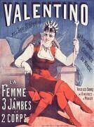 Valentino, la femme à 3 jambes et 2 corps (anonyme) - Muzeo.com