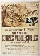Vélodrome, Bruxelles midi, rue des Goujons... grandes causes vélocipédiques... (Van Cortenbergh  C.) - Muzeo.com