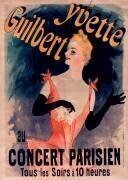 Yvette Guilbert au Concert parisien (Jules Chéret) - Muzeo.com