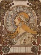 Zodiac, Grand Bazar & Nouvelles Galeries, Tours (Alfons Mucha) - Muzeo.com