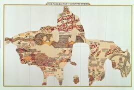 La carte en mosaïque de Madaba (anonyme) - Muzeo.com