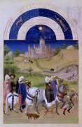 Les Riches Heures du Duc de Berry, Aout (Frères Limbourg) - Muzeo.com